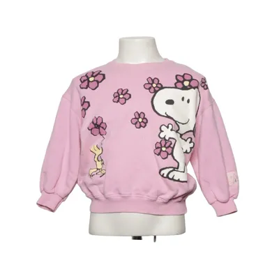 Sweatshirt (Pink, Flerfarvet) fra Zara x Peanuts Bomuld, Polyester