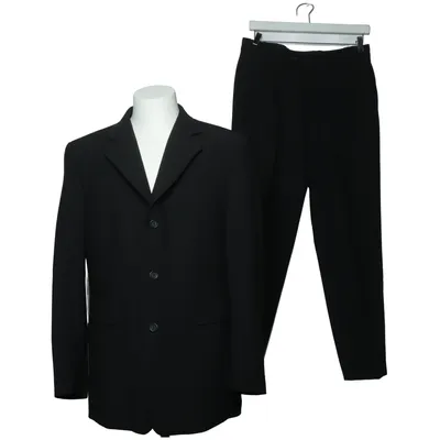 Suit (Black) from Batistini Elastane, Polyester, Viscose, Wool