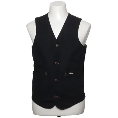 Suit vest (Black) from Emmett Acrylic, Cotton, Polyester, Viscose