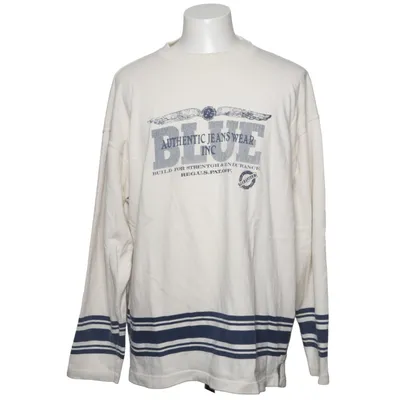 Long sleeve T-shirt (White, Blue) from Rocky Cotton