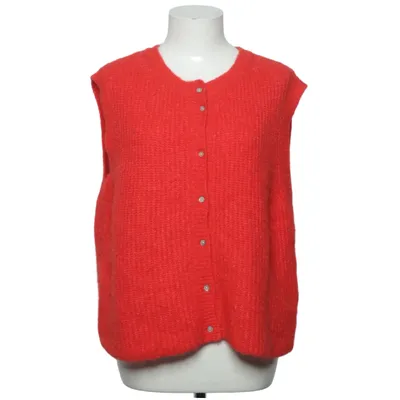 Gilet (Rouge) de American Vintage Acrylique, Laine d'alpaga, Élasthane, Polyamide