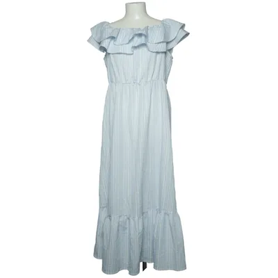 Maxikjole (Blå, Hvid) fra YAS Genanvendt polyester