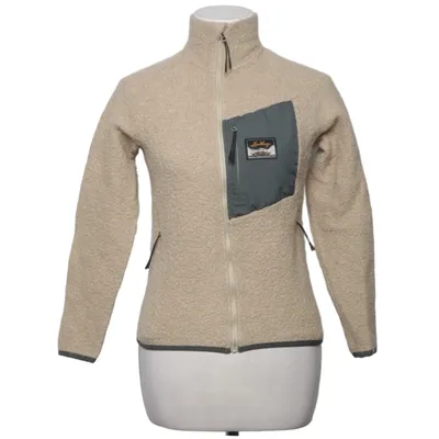 Fleecejacka (Beige) från Lundhags Merinoull, Ekologisk bomull, Polyamid, Återvunnen polyester