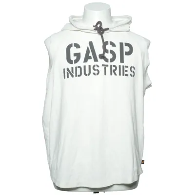 Short sleeve hoodie (White) from Gasp Cotton, Polyester