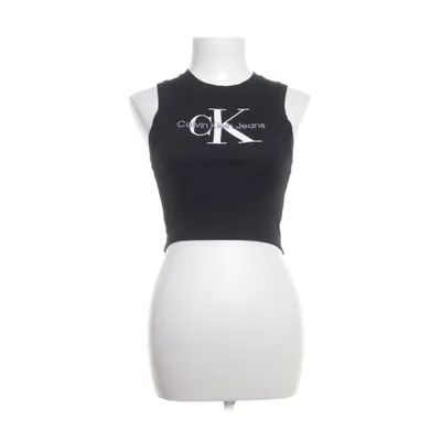 Crop top (Svart) från Calvin Klein Jeans Bomull, Elastan
