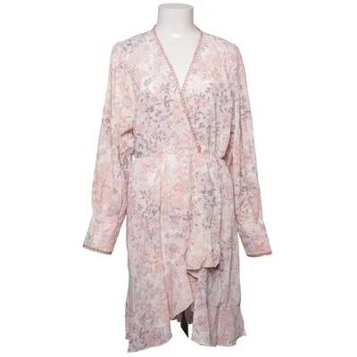 Wrap dress (Pink, Beige, Multicolored) from Lara Polyester