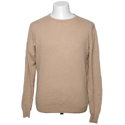 Strickpullover (Beige) von Dan John Kaschmir, Merinowolle, Polyamid, Viskose