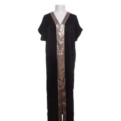 Maxikjole (Sort, Beige) fra Cellbes Polyester, Viscose