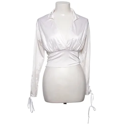 Wrap blouse (White) from Coquette Elastane, Polyamide
