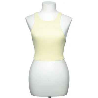 Crop top (Yellow) from Zara Cotton, Elastane
