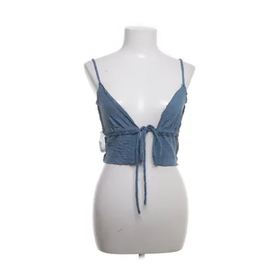 Crop top (Blå) från Pull & Bear Elastan, Polyester