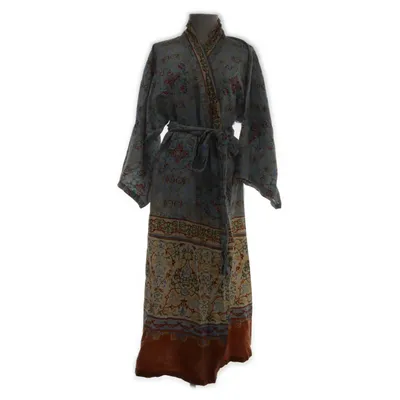 Wrap dress (Blue, Multicolored) from Bassetti Cotton