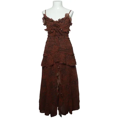 Jurk (Bruin, Zwart) van Mochy Polyester