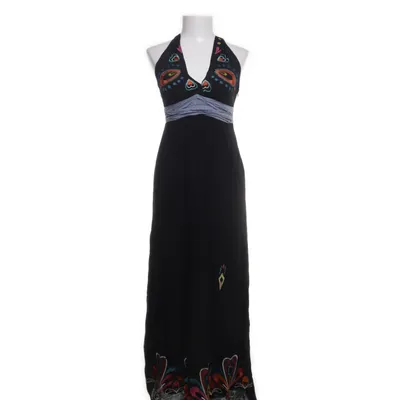 Långklänning (Svart, Flerfärgad) från Papaya Bomull, Polyester, Tencel