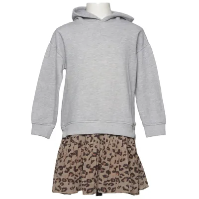 Hoodiekjole (Grå, Brun, Sort) fra Zara Kids Polyester
