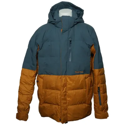 Skidjacka (Blå, Gul) från Marmot Dun, Fjädrar, Polyamid, Polyester