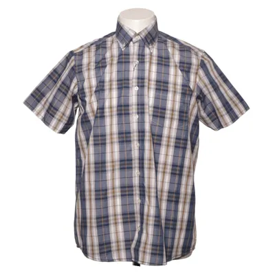 Kortärmad skjorta (Blå, Vit, Brun) från Signal Bomull, Polyester