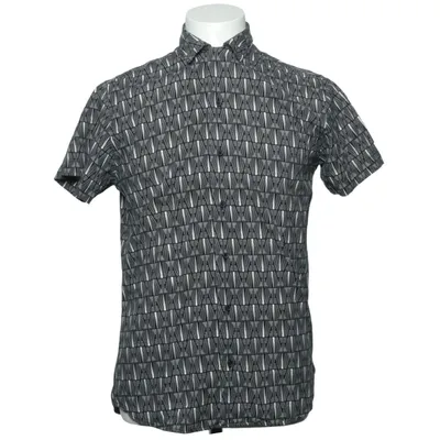 Kortærmet skjorte (Sort, Hvid) fra Premium by Jack & Jones Bomuld, Viscose