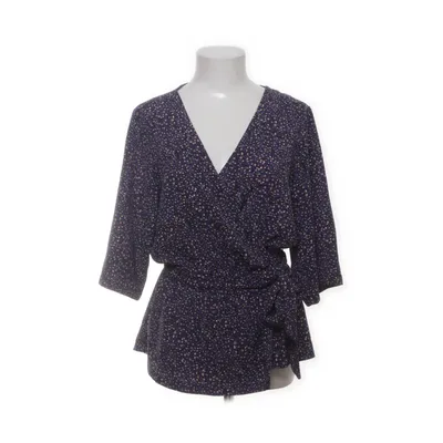 Wikkeltop (Blauw, Meerkleurig) van Jacqueline de Yong Elastaan, Polyester
