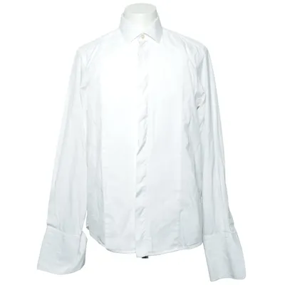 Tuxedo shirt (White) from Batistini Cotton
