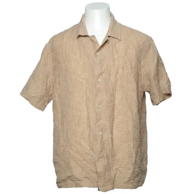 Kortärmad skjorta (Beige) från H&M Lyocell, Polyamid