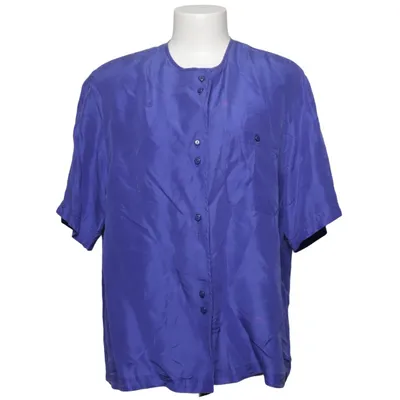 Top (Blau) von August Silk Seide