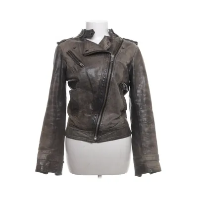 Bikerjack (Bruin) van Goosecraft Leer, Polyester