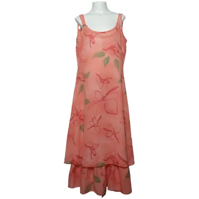 Beach dress (Pink, White) from A Punto. Viscose