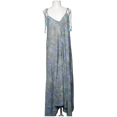 Maxi dress (Green, Purple, Multicolored) from India Town