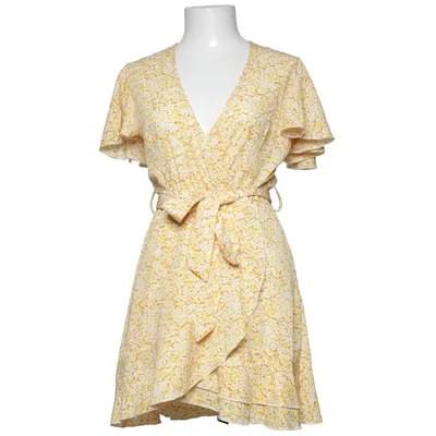 Omlottklänning (Gul, Vit, Flerfärgad) från Shein Polyester