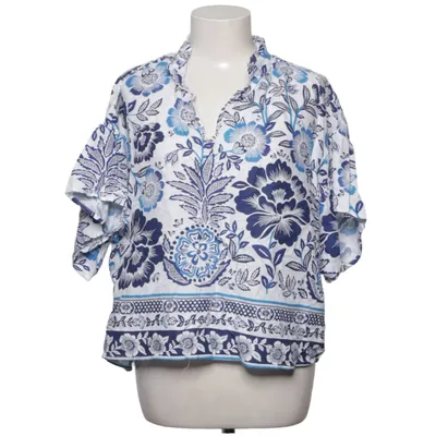 Top (Blauw, Wit) van Rachel Zoe Linnen, Viscose