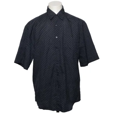 Chemise à manches courtes (Bleu) de G Full Gold Soie