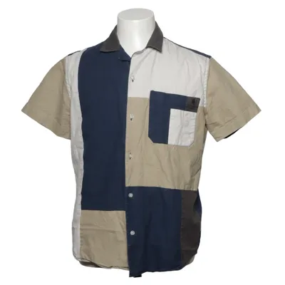 Korte mouwen shirt (Blauw, Beige, Grijs) van Woodbird Organisch katoen