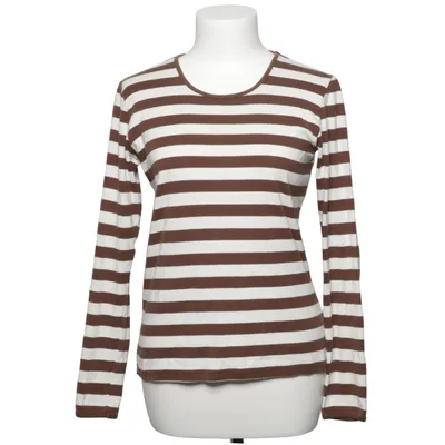 Long sleeve T-shirt (Brown, White) from Katvig Cotton
