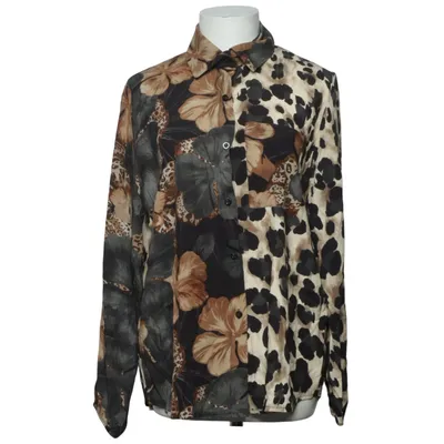 Bluse (Brun, Sort, Flerfarvet) fra Mix by Heart Viscose