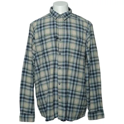 Chemise en flanelle (Bleu, Beige, Multicolore) de Pioneer Coton