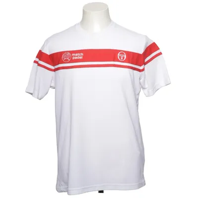 T-shirt (Weiß, Rot) von Sergio Tacchini Polyester