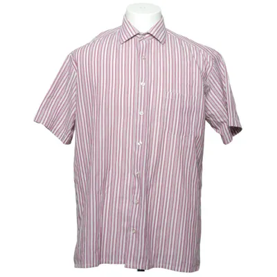Short sleeve shirt (Red, White) from Atlant Cotton, Polyester