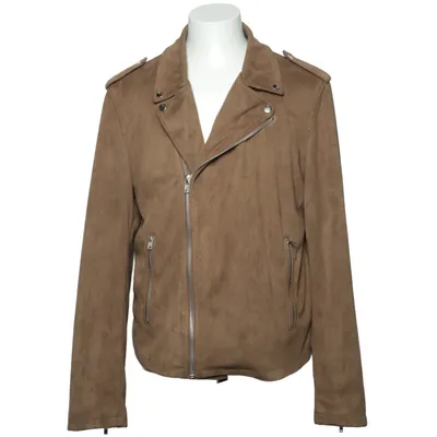 Bikerjakke (Brun) fra Forever 21 Men Polyester
