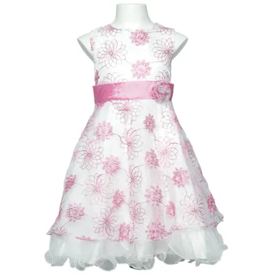 Flower girl dress (White, Pink) from Bob der Bär Polyester