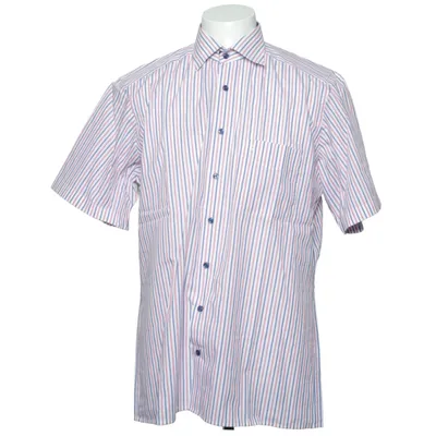 Chemise à manches courtes (Blanc, Bleu, Rose) de Olymp Luxor Coton