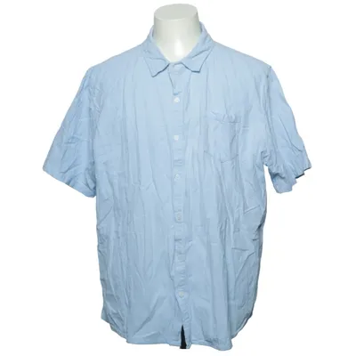 Short sleeve shirt (Blue) from LVCBL Cotton, Linen
