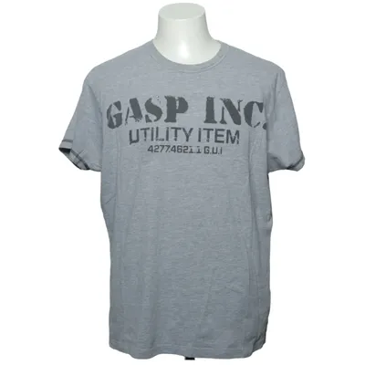 T-shirt (Grå) fra Gasp Inc Bomuld