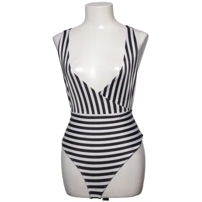 Badedragt (Sort, Hvid) fra ASOS Swim Polyester, Elastan, Polyamid