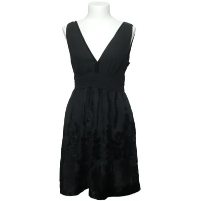 Klänning (Grå, Svart) från H&M Conscious Collection Återvunnen polyester, Viskos