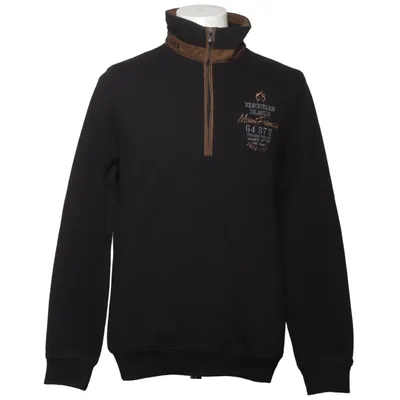 Collegetröja (Svart) från Campione Bomull, Modal, Polyester