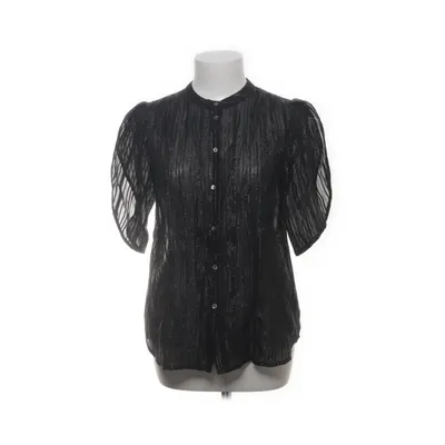 Blus (Svart, Silverfärgad) från Julie Fagerholt Polyester, Silke, Viskos