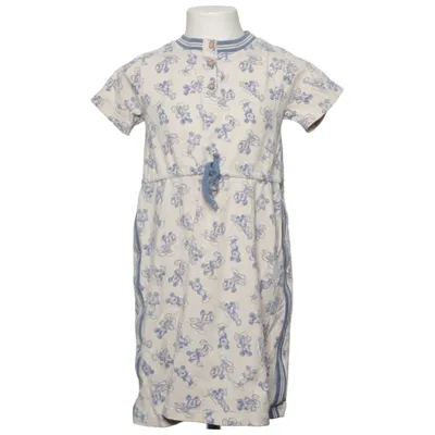 Robe (Blanc, Bleu) de Disney x Polarn O. Pyret Élasthane, Coton biologique