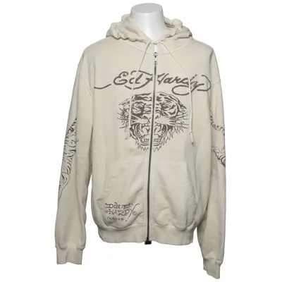 Sweat à capuche (Blanc) de Ed Hardy x Urban Outfitters Coton, Polyester