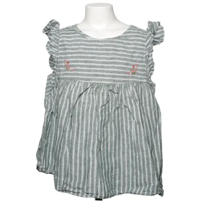 Haut (Vert, Blanc) de Cyrillus Coton, Lin